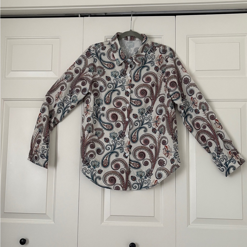 Paisley Button Down Shirt